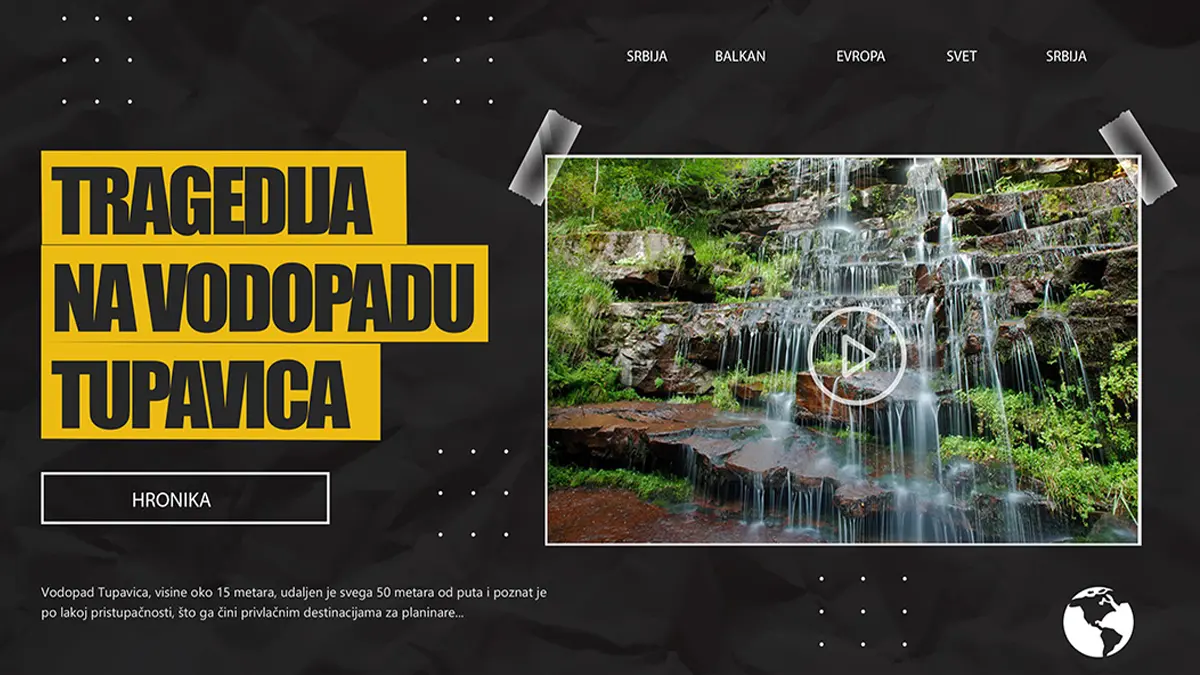 Tragedija na vodopadu Tupavica