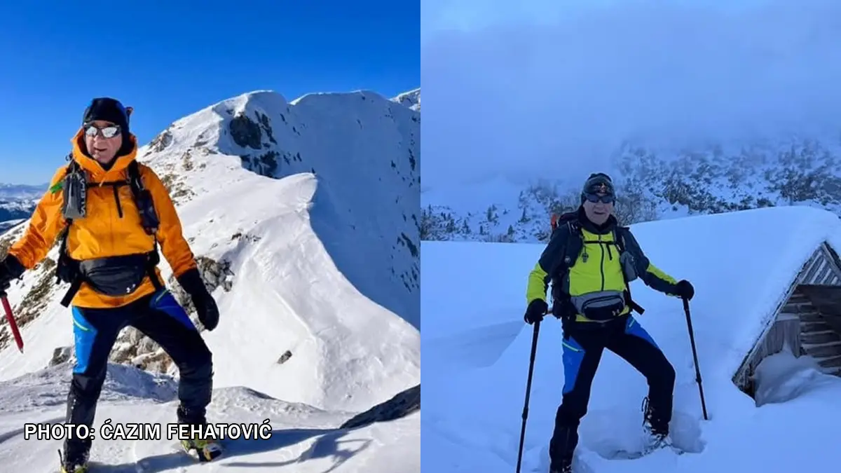 Nesreća na Hajli – spašavanje u toku crnogorskog planinara Ćazima Fetahovića