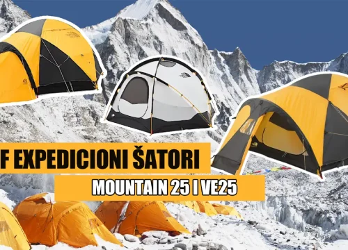 The North Face Mountain 25 vs VE 25 dobri šatori koji su standard za ekspedicije u zimskim uslovima