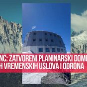 Mont Blanc: Zatvoreni planinarski domovi zbog loših vremenskih uslova i odrona